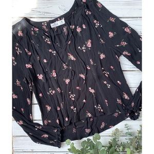 Floral Hollister Top